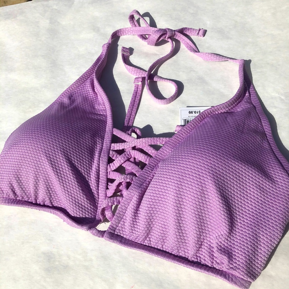 XL Light Purple Swimsuit Top